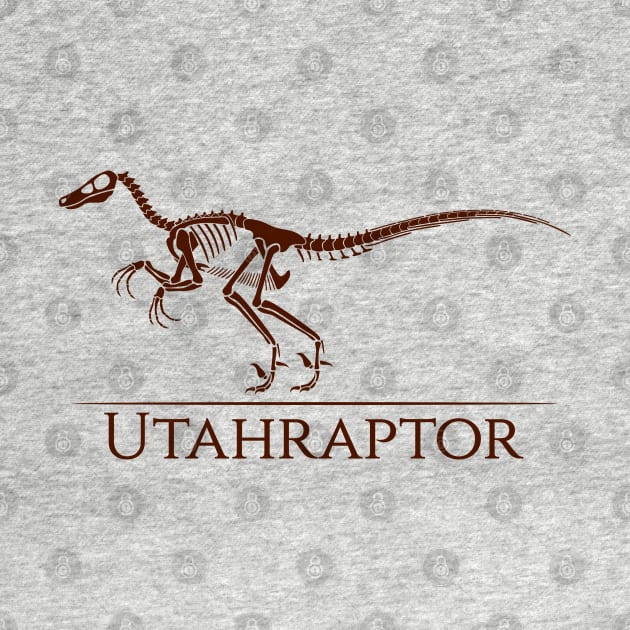 Utahraptor Skeleton by Meca-artwork